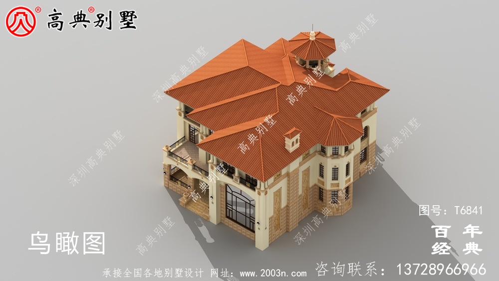 奢華三層歐式別墅圖紙及效果圖_農(nóng)村三層自建房設(shè)計(jì)圖
