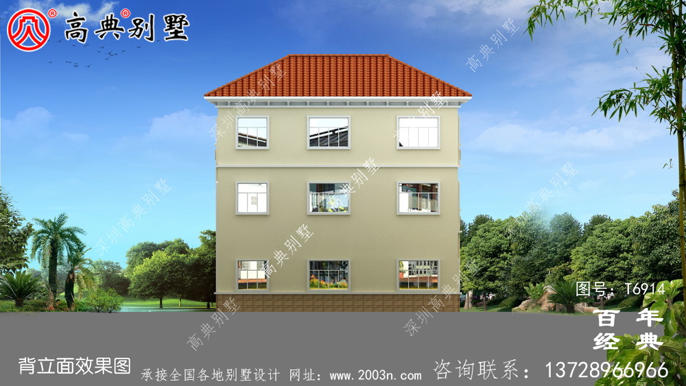 歐式古典三層帶陽(yáng)臺(tái)別墅設(shè)計(jì)圖紙_三層別墅圖紙