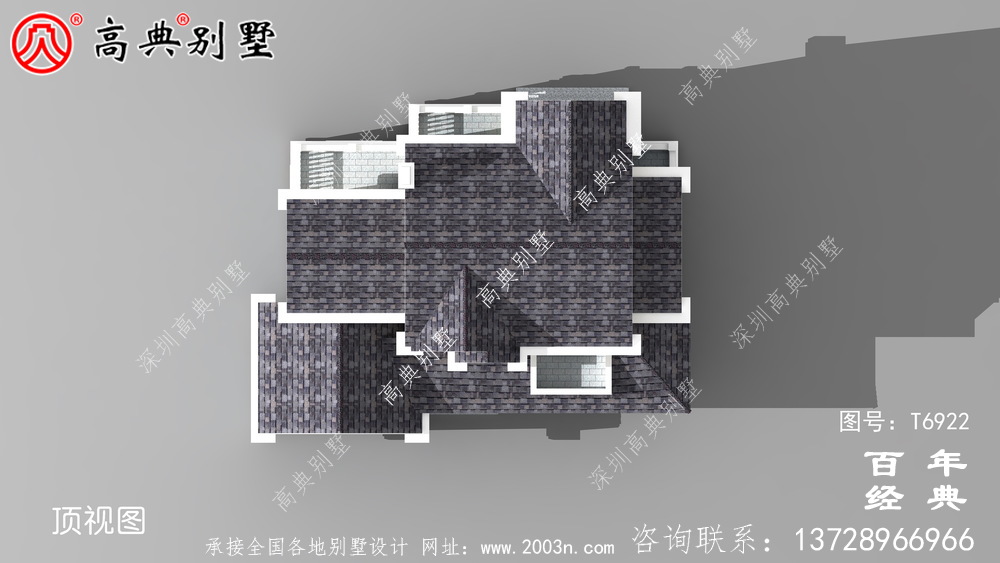 美式兩層歐式別墅設計效果圖_兩層農村房屋設計圖紙