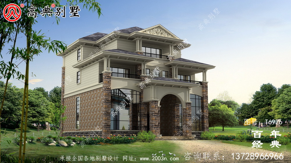 新歐式四層復(fù)式別墅設(shè)計效果圖及施工圖_四層別墅設(shè)計圖紙