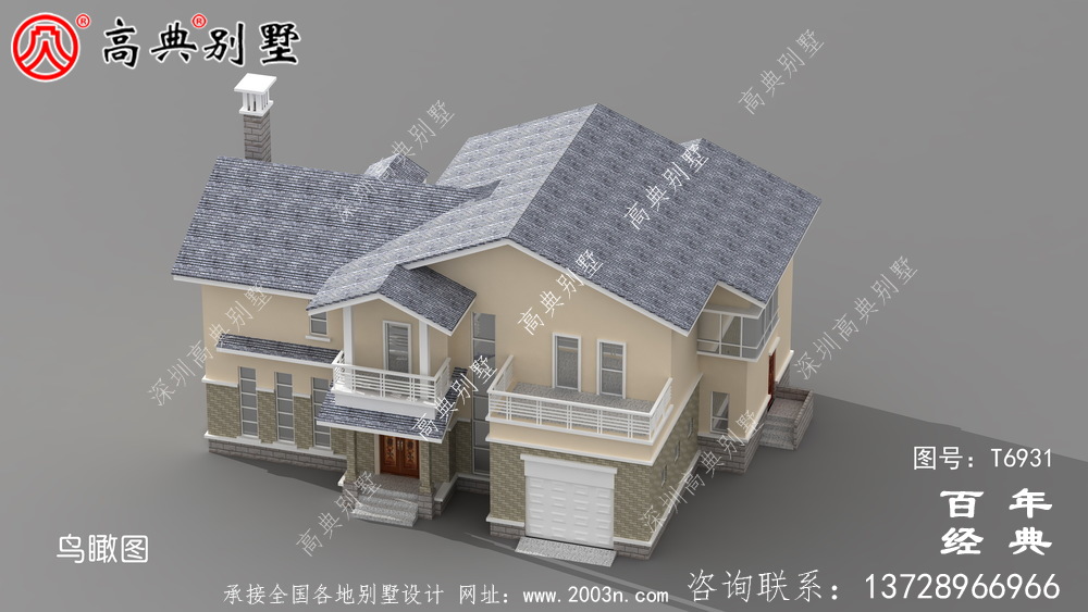 農(nóng)村兩層帶車庫別墅設(shè)計(jì)效果圖_農(nóng)村兩層別墅設(shè)計(jì)圖紙
