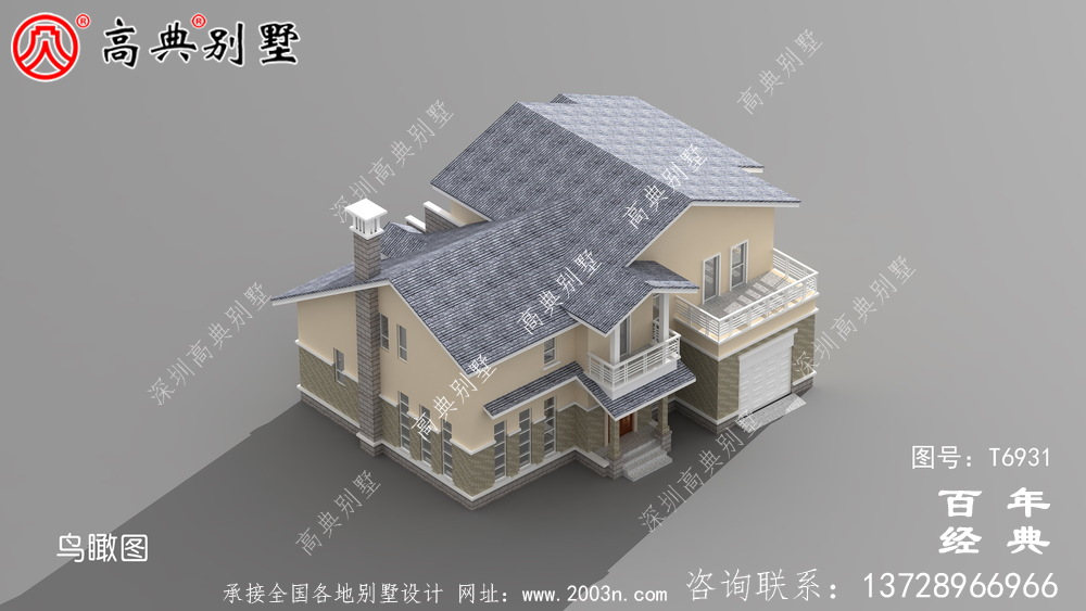 農(nóng)村兩層帶車庫別墅設(shè)計(jì)效果圖_農(nóng)村兩層別墅設(shè)計(jì)圖紙