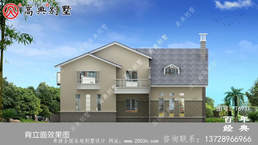農(nóng)村兩層帶車庫別墅設(shè)計(jì)效果圖_農(nóng)村兩層別墅設(shè)計(jì)圖紙