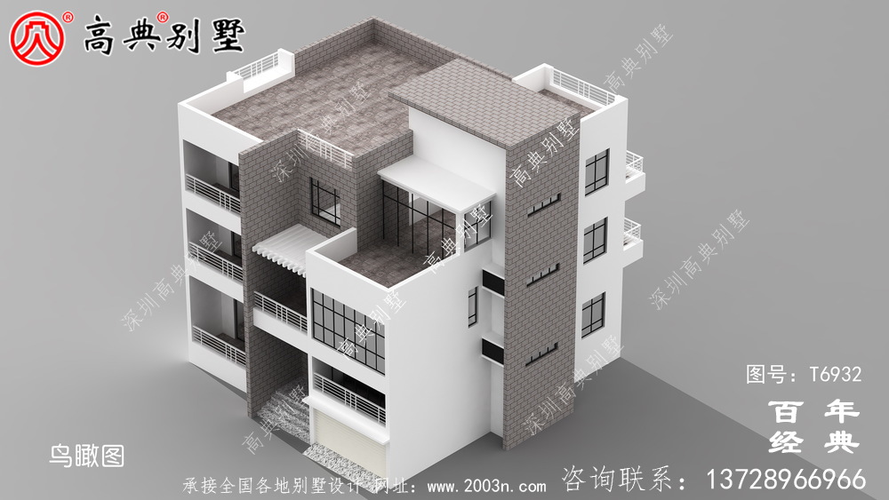 現(xiàn)代風(fēng)經(jīng)濟(jì)型兩層農(nóng)村自建住宅設(shè)計(jì)圖_農(nóng)村別墅設(shè)計(jì)圖