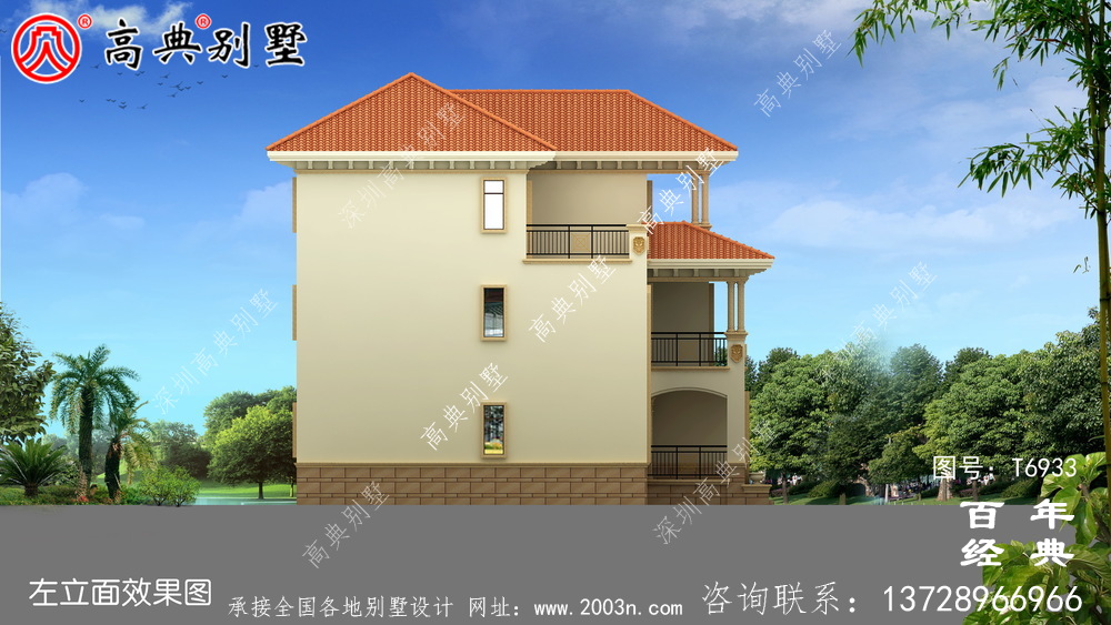 鄉(xiāng)村復(fù)式三層歐式別墅設(shè)計(jì)圖紙_農(nóng)村別墅設(shè)計(jì)圖