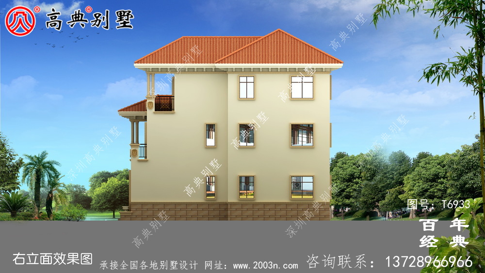 鄉(xiāng)村復(fù)式三層歐式別墅設(shè)計(jì)圖紙_農(nóng)村別墅設(shè)計(jì)圖