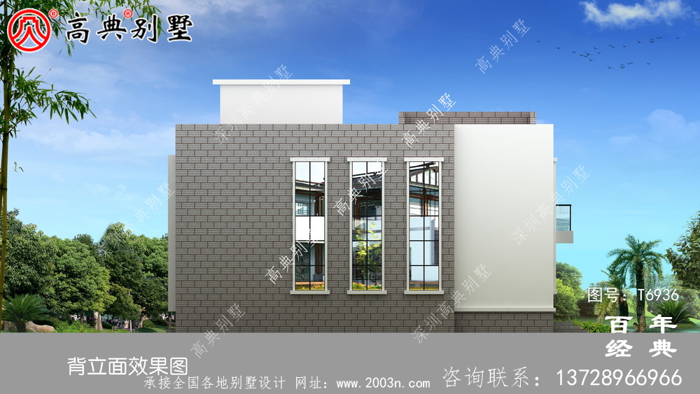 現代風格兩層別墅設計圖紙_別墅設計圖