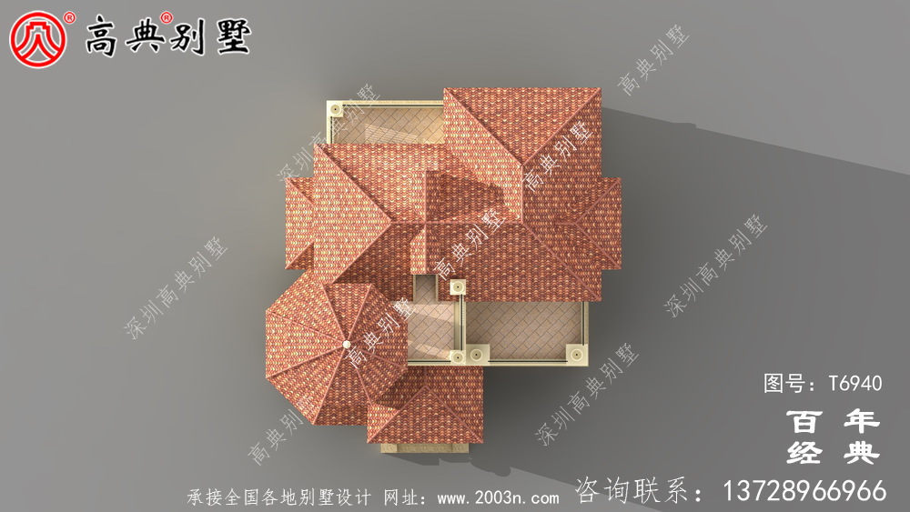 三層歐式復式別墅設計圖_農村別墅設計圖