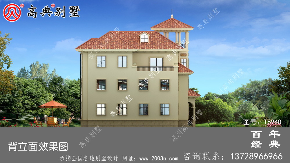 三層歐式復式別墅設計圖_農村別墅設計圖