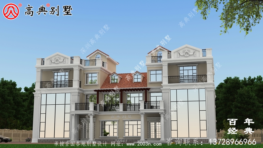三層大復(fù)式歐式雙拼別墅_農(nóng)村三層自建房設(shè)計(jì)圖 三層大復(fù)式歐式雙拼別墅_農(nóng)村三層自建房設(shè)計(jì)圖