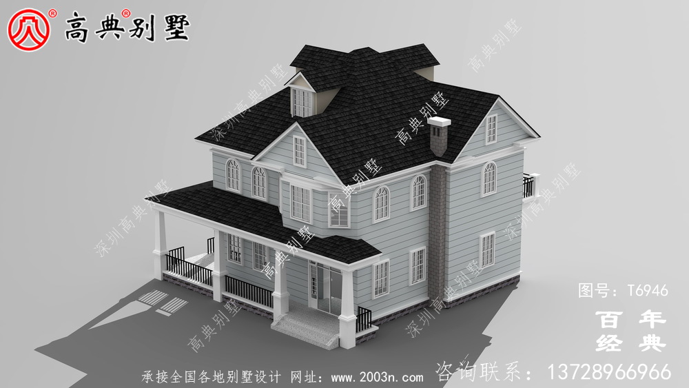 歐式兩層別致別墅設(shè)計(jì)圖紙_鄉(xiāng)村小別墅設(shè)計(jì)圖