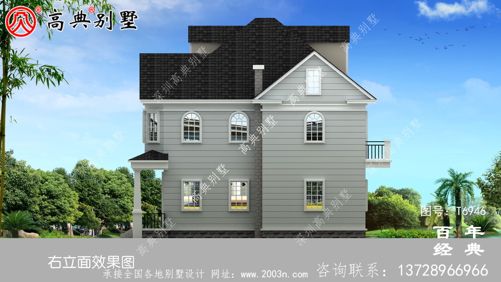 歐式兩層別致別墅設(shè)計(jì)圖紙_鄉(xiāng)村小別墅設(shè)計(jì)圖