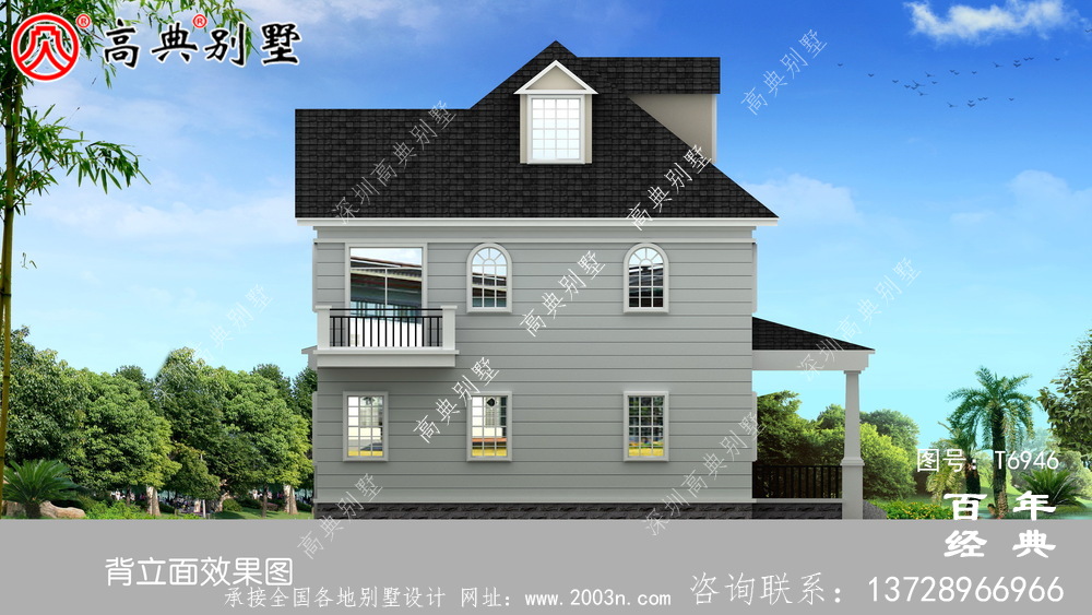歐式兩層別致別墅設(shè)計(jì)圖紙_鄉(xiāng)村小別墅設(shè)計(jì)圖