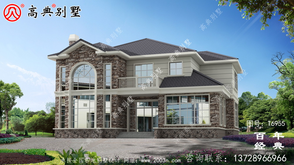 歐式二層農村別墅設計圖_農村小別墅設計圖 歐式二層農村別墅設計圖_農村小別墅設計圖