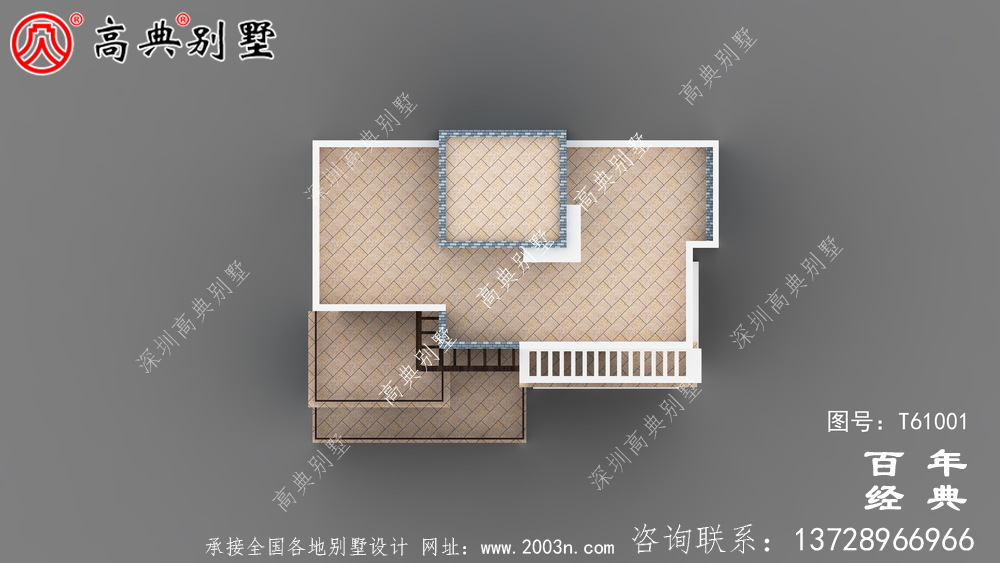 現代復式三層別墅_農村三層自建房設計圖