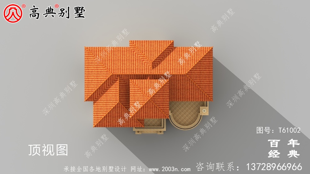 復式三層歐式別墅設計圖_農(nóng)村別墅設計圖