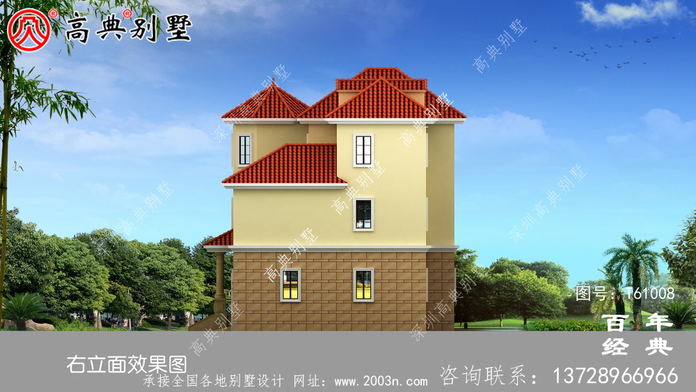 新歐式古典三層帶車庫別墅裝修效果圖及施工圖紙_鄉(xiāng)村三層別墅設(shè)計圖紙