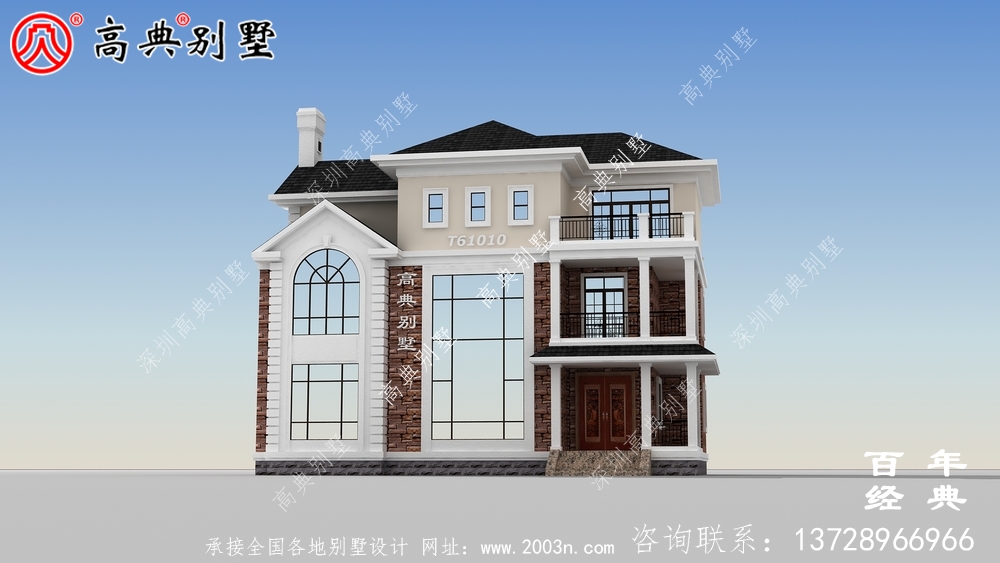 新農村三層帶陽臺復式別墅圖紙及效果圖_三層自建房設計圖 新農村三層帶陽臺復式別墅圖紙及效果圖_三層自建房設計圖