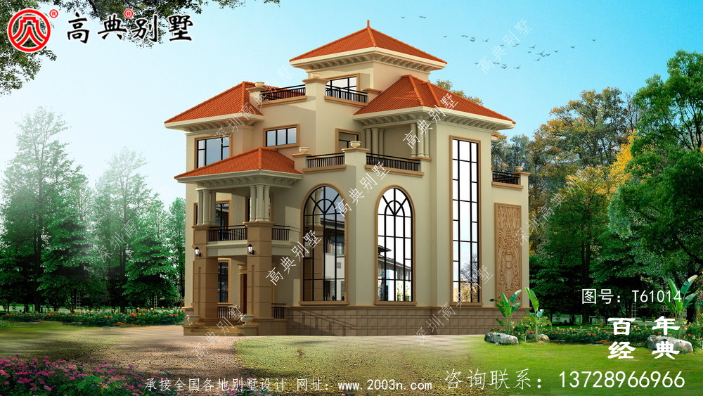 奢華四層歐式復(fù)式別墅施工圖紙_鄉(xiāng)村四層別墅設(shè)計(jì)圖紙
