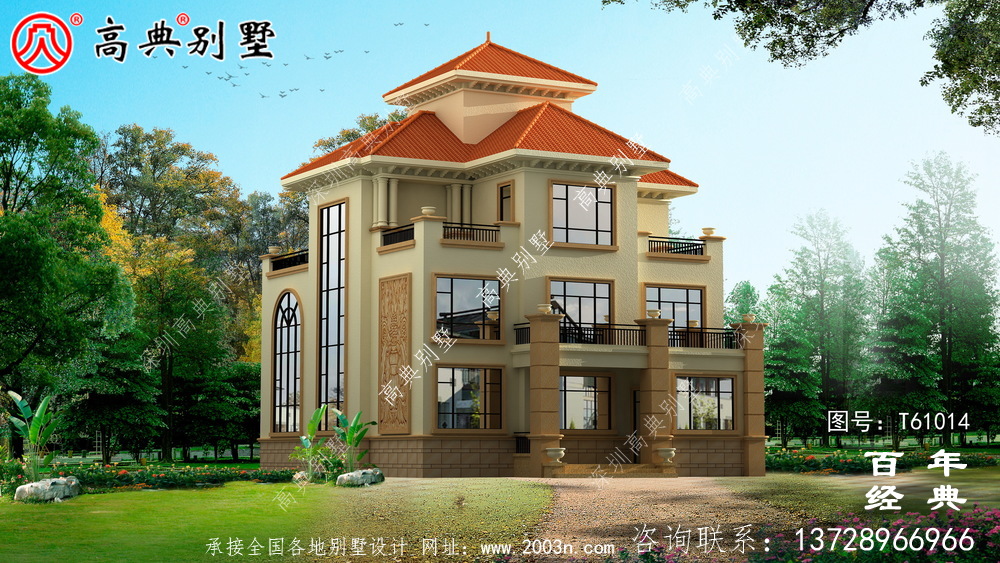 奢華四層歐式復(fù)式別墅施工圖紙_鄉(xiāng)村四層別墅設(shè)計(jì)圖紙