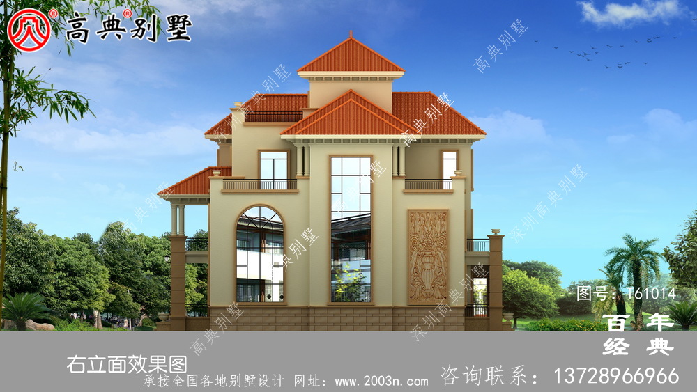 奢華四層歐式復(fù)式別墅施工圖紙_鄉(xiāng)村四層別墅設(shè)計(jì)圖紙
