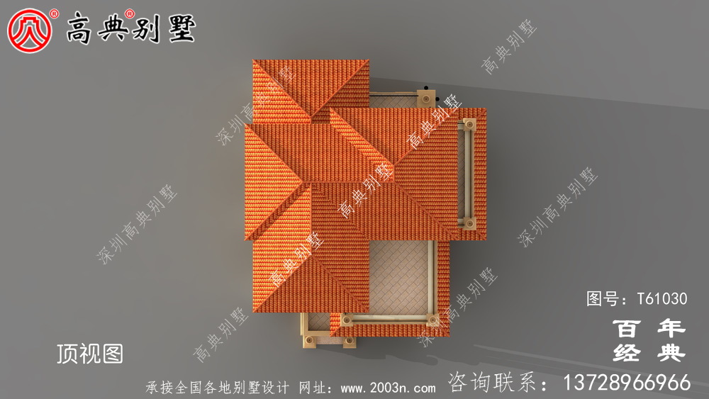 漂亮復式三層簡歐別墅設計圖紙施工圖_農村三層別墅設計