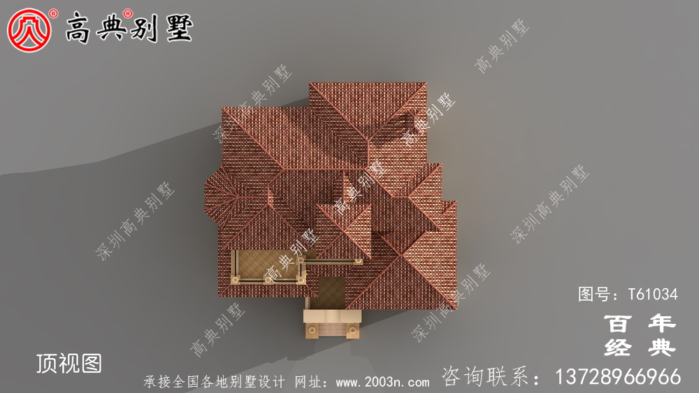 豪華三層簡歐別墅設計圖紙施工圖及效果圖_農村三層別墅設計