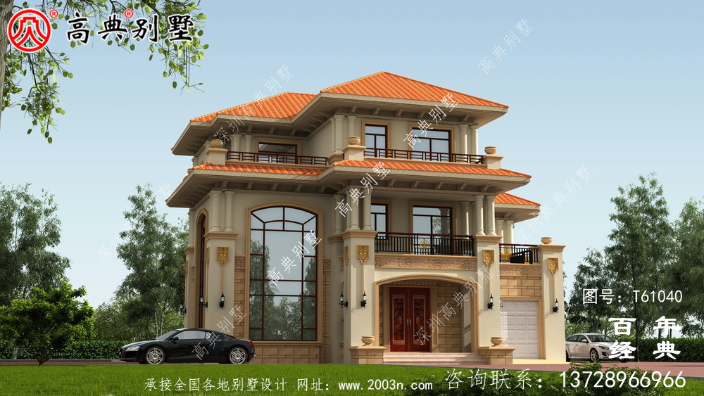 農(nóng)村三層歐式別墅設(shè)計(jì)圖_農(nóng)村三層別墅圖紙