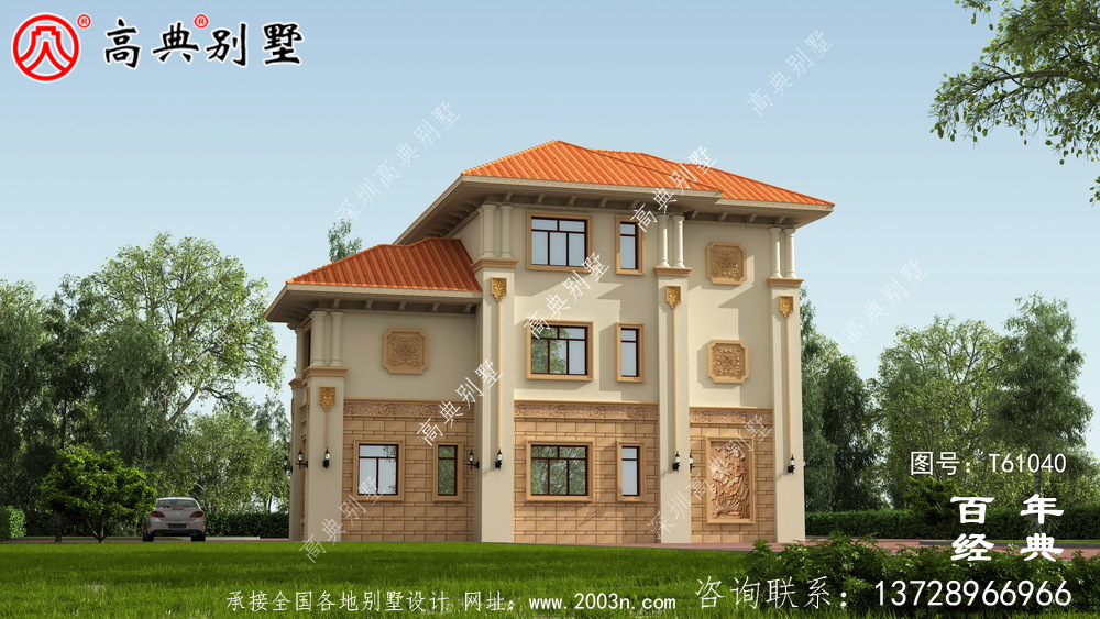 農(nóng)村三層歐式別墅設(shè)計(jì)圖_農(nóng)村三層別墅圖紙