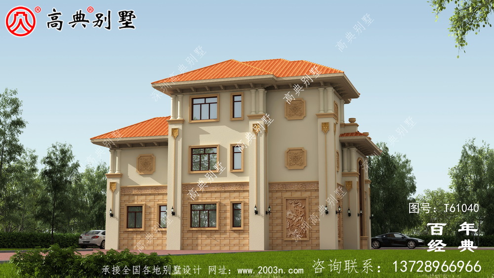 農(nóng)村三層歐式別墅設(shè)計(jì)圖_農(nóng)村三層別墅圖紙