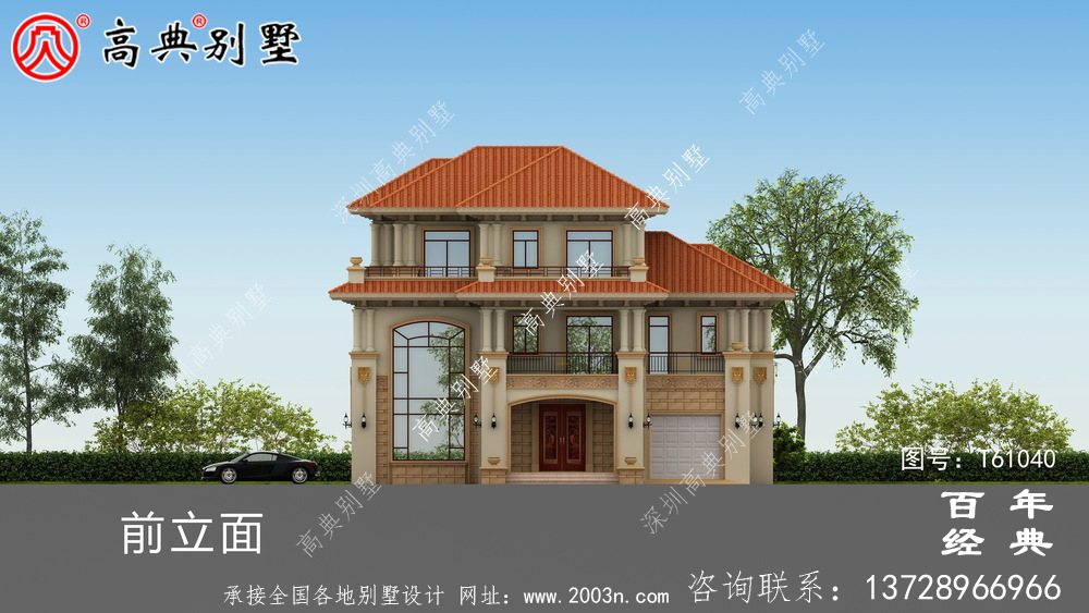 農(nóng)村三層歐式別墅設(shè)計(jì)圖_農(nóng)村三層別墅圖紙