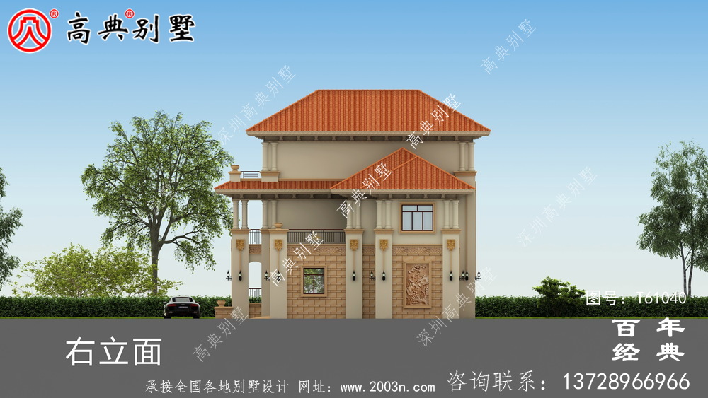 農(nóng)村三層歐式別墅設(shè)計(jì)圖_農(nóng)村三層別墅圖紙