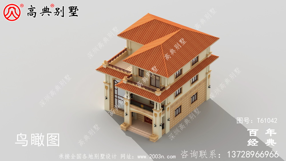 歐式三層高級別墅設計圖_農村三層別墅設計圖紙