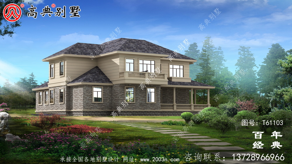 農村兩層歐式別墅效果圖_農村三層別墅施工圖