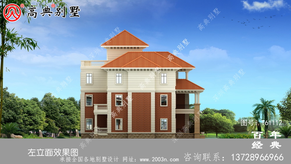 復式四層歐式別墅施工圖設計_農村四層別墅設計圖紙
