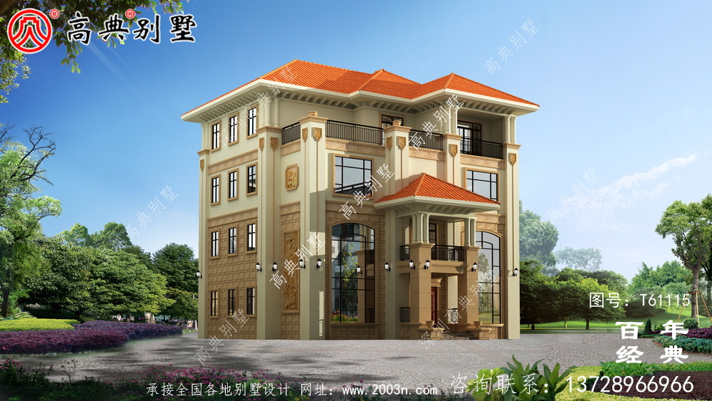 四層帶露臺(tái)農(nóng)村自建房別墅設(shè)計(jì)圖紙_農(nóng)村四層房屋設(shè)計(jì)
