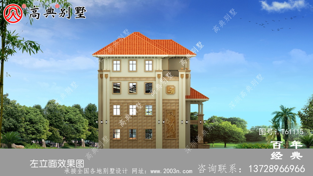 四層帶露臺(tái)農(nóng)村自建房別墅設(shè)計(jì)圖紙_農(nóng)村四層房屋設(shè)計(jì)