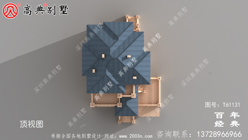 歐式四層石材別墅建筑設計圖_農村四層別墅設計