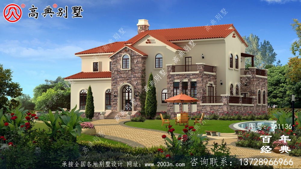 兩層歐式小別墅設(shè)計(jì)圖_農(nóng)村兩層房屋設(shè)計(jì)
