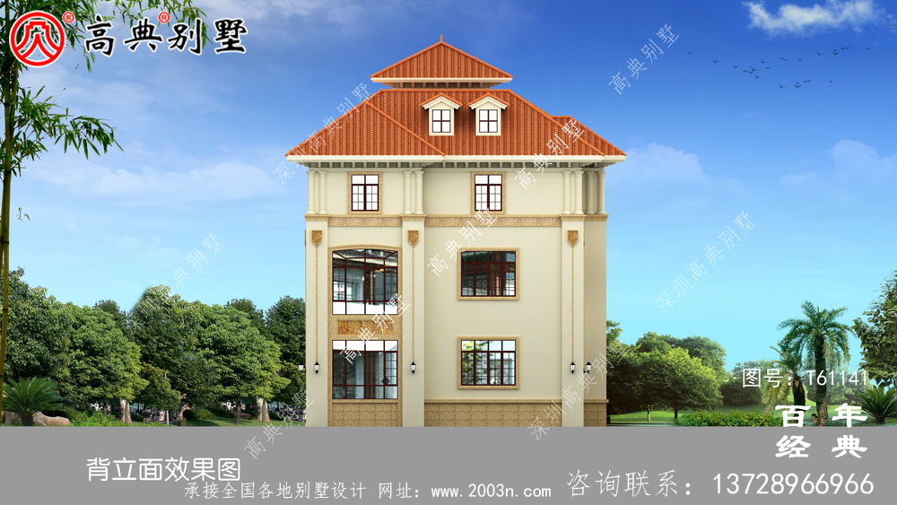 三層農(nóng)村歐式別墅設(shè)計(jì)效果圖_農(nóng)村三層房屋設(shè)計(jì)