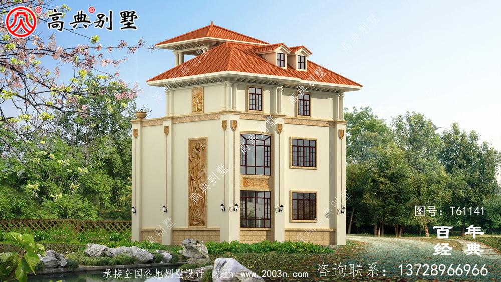 三層農(nóng)村歐式別墅設(shè)計(jì)效果圖_農(nóng)村三層房屋設(shè)計(jì)
