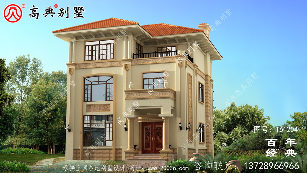 歐式三層帶露臺(tái)自建房別墅設(shè)計(jì)圖紙_農(nóng)村三層房屋設(shè)計(jì) 歐式三層帶露臺(tái)自建房別墅設(shè)計(jì)圖紙_農(nóng)村三層房屋設(shè)計(jì)
