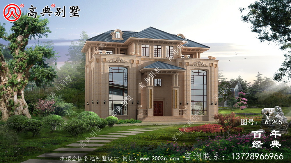 農(nóng)村三層歐式別墅效果圖_農(nóng)村三層別墅設(shè)計(jì)