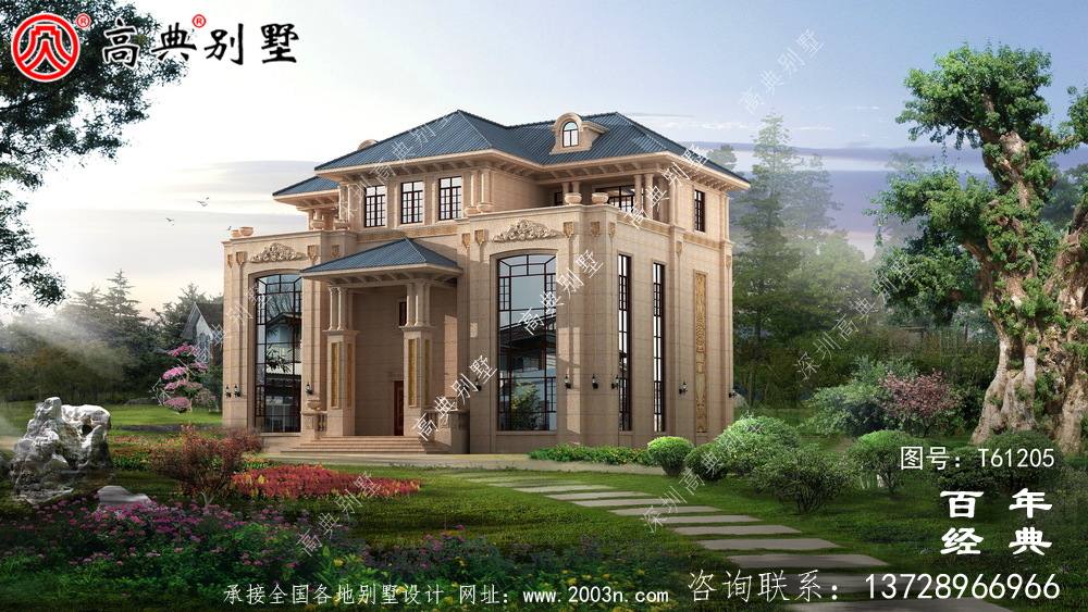 農(nóng)村三層歐式別墅效果圖_農(nóng)村三層別墅設(shè)計(jì)