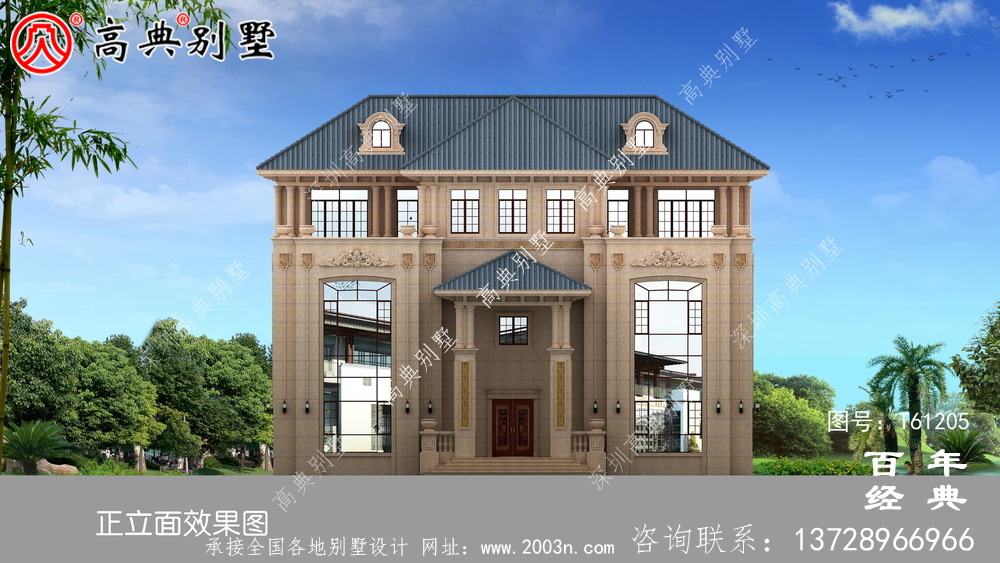 農(nóng)村三層歐式別墅效果圖_農(nóng)村三層別墅設(shè)計(jì)