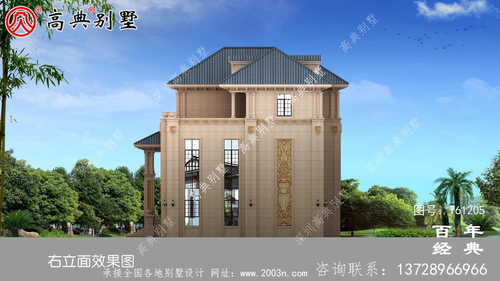 農(nóng)村三層歐式別墅效果圖_農(nóng)村三層別墅設(shè)計(jì)