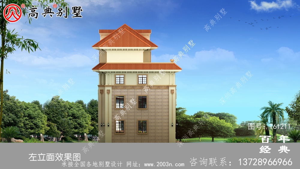 四層歐式別墅效果圖大全_農(nóng)村房屋設(shè)計(jì)圖紙