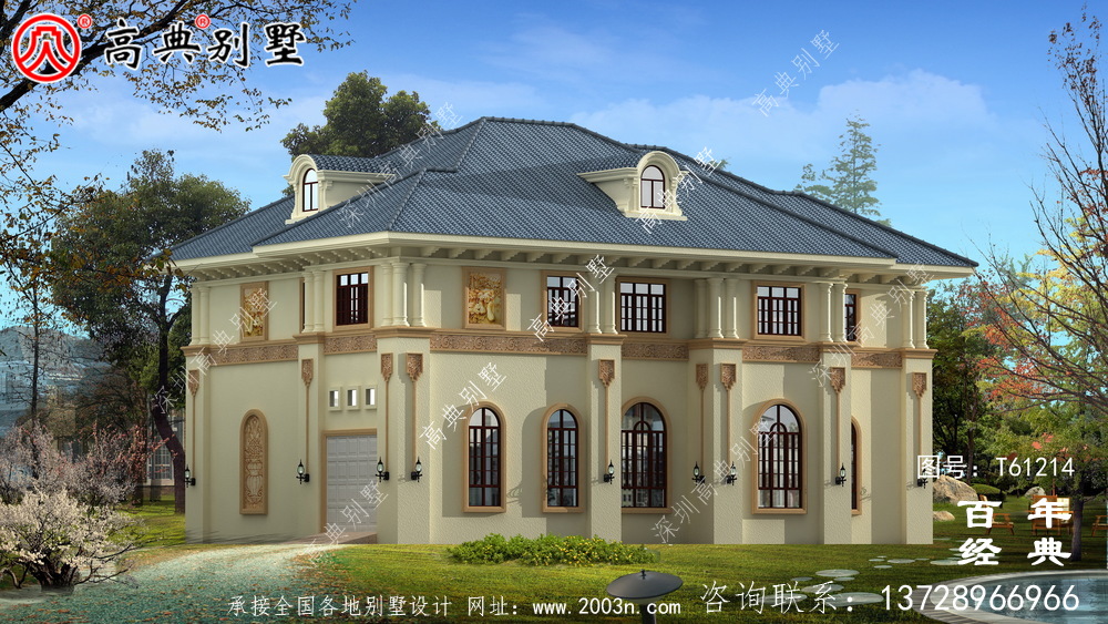 新農村簡單兩層別墅設計圖紙_農村兩層自建房屋設計圖
