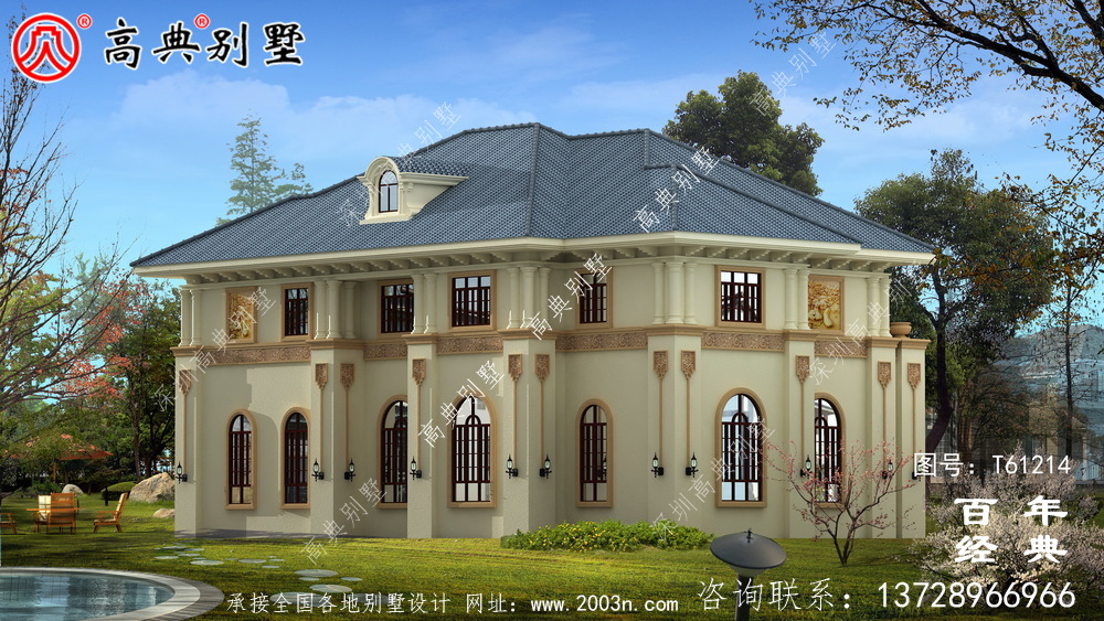 新農村簡單兩層別墅設計圖紙_農村兩層自建房屋設計圖