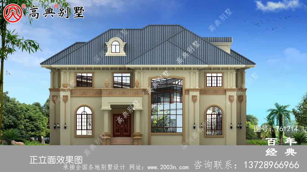新農村簡單兩層別墅設計圖紙_農村兩層自建房屋設計圖